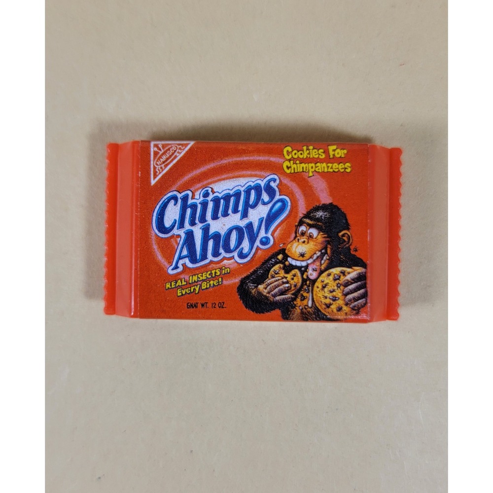 Wacky Packages Series 1 Chimps Ahoy! Miniature Figure Parody Toy Collectible